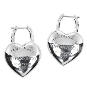 TIFFANY Silver Heart Earrings
